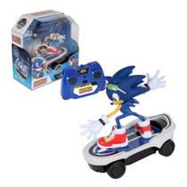 Sonic Free Rider Skate Com Controle Remoto The Hedgehog Fun - Fun Brinquedos