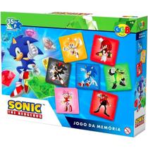 Sonic Jogo da Memoria Brinquedo Educativo 48 Peças Sonic Jogo da Memoria Brinquedo Educativo 48 Peças
