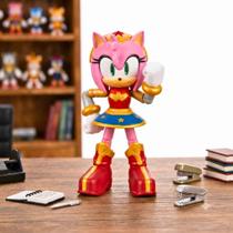 Sonic Liga da Justiça Figuras Sortidas 5063 Sunny Personagens:Amy Mulher Maravilha Sonic Liga da Justiça Figuras Sortidas 5063 Sunny Personagens:Amy Mulher Maravilha