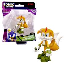 Sonic Prime Boneco Colecionável Tails - Candide