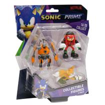Sonic Prime Netflix Pack 3 Figuras Knuckles Tails Eggforcer 50533 Toyng