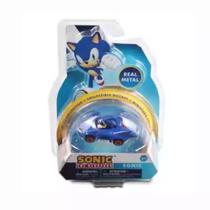 Sonic The Hedgehog Carrinho Real De Metal 8cm Sonic F0107-3