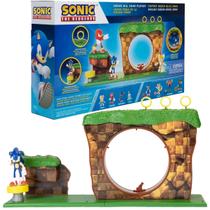 Sonic The Hedgehog Playset do Jogo Fase do Monte Verde