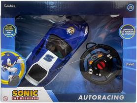 Sonic - veículo auto racing 3 funções c/ controle remoto