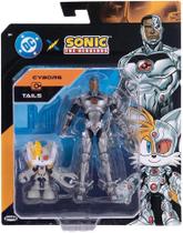 Sonic Warner - 2 Bonecos Articulados - Cyborg e Tails Sunny Sonic Warner - 2 Bonecos Articulados - Cyborg e Tails Sunny