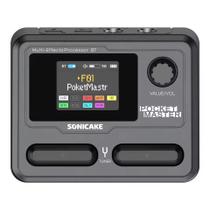 Sonicake Pocket Master QME10 Pedaleira Multiefeitos para Guitarra e Baixo Com Bateria Recarregavel