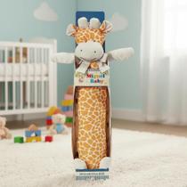 Soninho Rolinho Bebê Fofinho 60cm Pelúcia Antialérgica - Brinquedo e Travesseiro