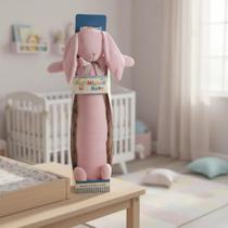 Soninho Rolinho Bebê Fofinho 60cm Pelúcia Antialérgica - Brinquedo e Travesseiro
