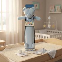 Soninho Rolinho Bebê Fofinho 60cm Pelúcia Antialérgica - Brinquedo e Travesseiro