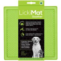 Soother Slow Feeder LickiMat Classic para cães verde