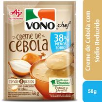 Sopa Cremosa Vono Chef Sabor Creme De Cebola Menos Sódio 58G