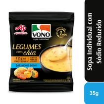 Sopa cremosa vono proteína sabor legumes com chia 35g Sopa cremosa vono proteína sabor legumes com chia 35g