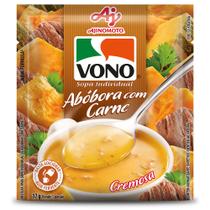 Sopa Cremosa Vono Sabor Abóbora Com Carne 17G