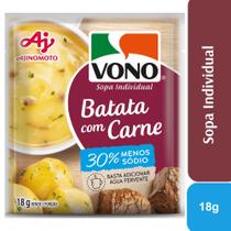 Sopa cremosa VONO Sabor Batata com Carne Menos Sódio 18g Sopa cremosa VONO Sabor Batata com Carne Menos Sódio 18g