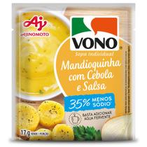 Sopa cremosa VONO Sabor Mandioquinha com Cebola e Salsa Menos Sódio 17g