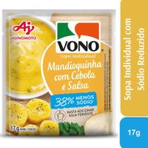Sopa cremosa VONO Sabor Mandioquinha com Cebola e Salsa Menos Sódio 17g Sopa cremosa VONO Sabor Mandioquinha com Cebola e Salsa Menos Sódio 17g