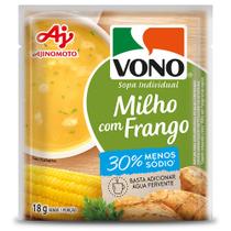 Sopa cremosa VONO Sabor Milho com Frango Menos Sódio 18G