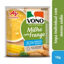 Sopa cremosa VONO Sabor Milho com Frango Menos Sódio 18G Sopa cremosa VONO Sabor Milho com Frango Menos Sódio 18G