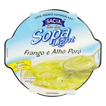 Sopa de Frango e Alho Poró Light Sacia 450g