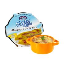 Sopa de Mandioca e Carne Seca Light Sacia 450g Sopa de Mandioca e Carne Seca Light Sacia 450g