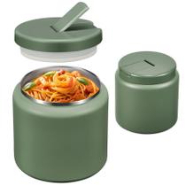 Sopa Thermo BOSEDSANG 760 ml de boca larga, verde à prova de vazamentos Sopa Thermo BOSEDSANG 760 ml de boca larga, verde à prova de vazamentos