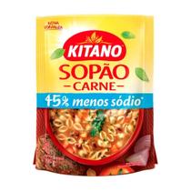 Sopão Kitano de Carne 196g - Embalagem com 24 Unidades Sopão Kitano de Carne 196g - Embalagem com 24 Unidades
