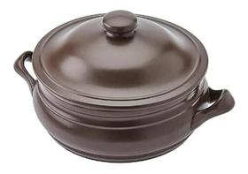 Sopeira Caçarola Cumbuca Com Tampa 2 Litros Marrom Feijoada SOPG-002MR