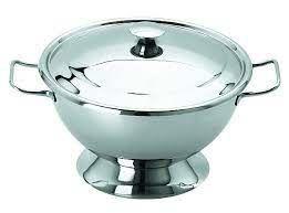 Sopeira com Tampa 12,5cm 400ML Forttinox