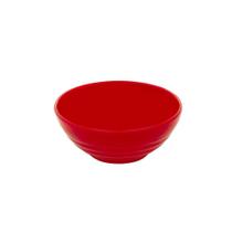 Sopeira Cumbuca Tigela Bowl Oriental Redonda 500ml Vermelha em Polipropileno Linha Tropical Linha Premium Gourmet VEM