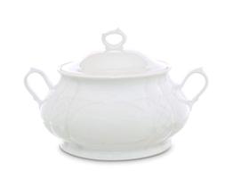 Sopeira Modelo Provençal de Porcelana Branca Gural Turquia Linha Flora 3L