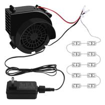 Soplador de Aire Inflable Kalolary 12V 2.5A con 10 Luces LED Soplador de Aire Inflable Kalolary 12V 2.5A con 10 Luces LED