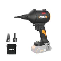 Soplador de hojas inalámbrico WORX 20V 39 CFM 470 MPH sin escobillas