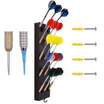 Soporte de Pared para Dardos YYST, Capacidad para 15 Dardos de Punta de Acero o Punta Blanda Soporte de Pared para Dardos YYST, Capacidad para 15 Dardos de Punta de Acero o Punta Blanda