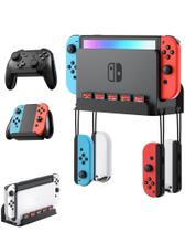 Soporte de Pared para Nintendo Switch/Switch OLED + 2 Soportes para Controles