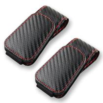 Soporte Magnético de Cuero para Lentes de Sol para Auto, 2 Piezas