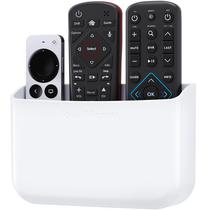 Soporte para controles remotos TotalMount premium blanco sin perforaciones para 2-3 controles