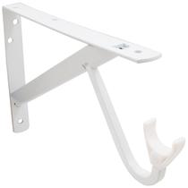 Soporte para Estante y Barra Stone Harbor Hardware Blanco con Caída de 7.5 cm