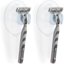 Soporte para Maquinilla OXO Good Grips con Ventosa PVC Paquete de 2