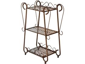 Soporte para Plantas Internacional Santa Fe Iron 79x58x28cm Marrón Mate