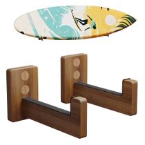 Soportes para Tabla de Surf CAMATET Montaje en Pared de Madera 2 piezas