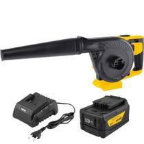 Soprador Aspirador 18V com Bateria Intercambiável e Carregador Bivolt VONDER Soprador Aspirador 18V com Bateria Intercambiável e Carregador Bivolt VONDER