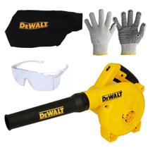 Soprador Aspirador DeWalt 800W DWB800 220V Com Coletor Luva e Óculos