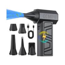 Soprador De Ar Elétrico De Alta Velocidade 300000RPM Com 5 Bicos De Saída, Ventilador Turbo Portátil