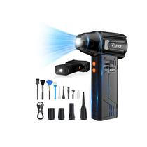 Soprador de Ar Sem Fio IVJ BL08 180000 RPM com Luz LED Soprador de Ar Sem Fio IVJ BL08 180000 RPM com Luz LED