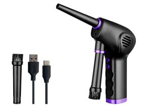 Soprador De Ar Turbo Sem Fio 87000Rpm Para Limpar PC Gamer Placa Mãe Cooler Notebook Eletrônicos