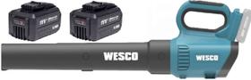 Soprador De Folhas 18v 2 Bateria 4ah Wesco WS8517.9