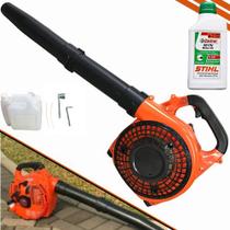 Soprador De Folhas 26cc a Gasolina Importway + Oleo Lubrificante Stihl 2T