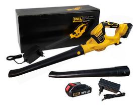 Soprador De Folhas A Bateria 21v Elétrico Cor Amarelo Bivolt