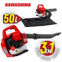 Soprador de folhas,aspirador e triturador kwb26 kawashima 25.4cc