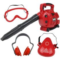 Soprador de Folhas de Brinquedo TeganPlay com Máscara, Óculos de Proteção e Protetores Auriculares Soprador de Folhas de Brinquedo TeganPlay com Máscara, Óculos de Proteção e Protetores Auriculares
